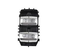 Interruttore Alzacristalli Per Benz S450 S550 S560 S600 S63 S65 Luce Bianca A2229051505 Interruttore Controllo Finestra Energia Elettrica Pulsante Regolatore Pulsante Alzacristalli(Black)