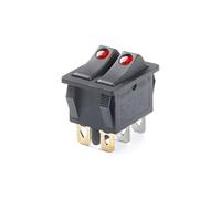 Interruttore Alzacristalli Per KCD6 Pulsante Luci Barca Interruttore Di Alimentazione 1 Pz/lotto Per 6PIN 16A 250V 20A 125V Doppia Luce Rocker ON-OFF