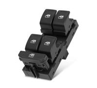 Interruttore Alzacristalli Per SEAT Per Leon 2013-2018 5G0959857 Luce Bianca/rossa Interruttore Del Pulsante Di Controllo Principale Della Finestra Alimentazione Elettrica(NoelectroplateWhite)