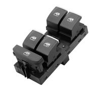 Interruttore Alzacristalli Per SEAT Per Leon 2013-2018 5G0959857 Luce Bianca/rossa Interruttore Del Pulsante Di Controllo Principale Della Finestra Alimentazione Elettrica(ElectroplateRed)