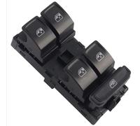 Interruttore Alzacristalli Per SEAT Per Leon 2013-2018 5G0959857 Luce Rossa/bianca Interruttore Pulsante Controllo Principale Finestra Alimentazione Pulsante Alzacristalli(NoelectroplateRed)