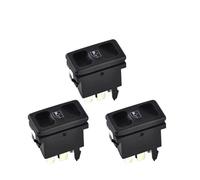 Interruttore Alzacristalli Per VW Per Jetta Per Polo Per Golf Per GOLF Per MK2 Per GTI Interruttore Controllo Della Finestra Pulsante Sollevamento Della Console Regolatore(3 pcs)