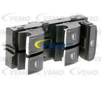 Interruttore alzacristalli Portiera veicolo cromo/nero V10-73-0438 VEMO per VW