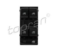Interruttore alzacristalli Portiera veicolo nero 114 755 TOPRAN per AUDI Q5