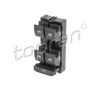 Interruttore alzacristalli Portiera veicolo nero 120 202 TOPRAN per SKODA
