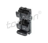 Interruttore alzacristalli Portiera veicolo nero 120 932 TOPRAN per AUDI SEAT VW
