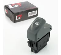 Interruttore Alzacristalli Tasti Pulsante Grigio per RENAULT Clio 2 II