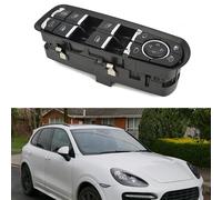 Interruttore alzacristalli vetro accessori plastica ABS nero ricambi anteriori