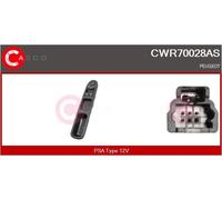 INTERRUTTORE ALZACRISTALLO CASCO CWR70028AS 6554 00 PER PEUGEOT 307