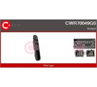 INTERRUTTORE ALZACRISTALLO CASCO CWR70049GS 6490X6 PER PEUGEOT 3008 I