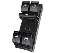 Interruttore Alzacristallo Compatibile Con Per Eos Per Tiguan Per Caddy 2K Per Gti 2003-2011 Interruttore Della Finestra Di Potere Pulsante Passeggero 7L6959855B 5ND959857(Normal,B)