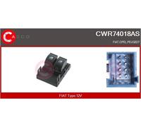 Interruttore, Alzacristallo CWR74018AS CASCO per FIAT