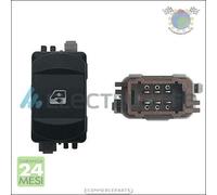 Interruttore alzacristallo ElectricLife Anteriore Dx Destro per RENAULT MEGANE