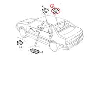 INTERRUTTORE ALZACRISTALLO ELETTRICO DX FIAT CROMA ORIGINALE 176804580