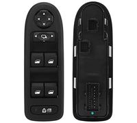 Interruttore Alzacristallo Elettrico in Metallo ABS 96631328Xt - Sostituzione Pulsante Master Finestra