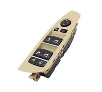 Interruttore Alzacristallo Elettrico Lato Guida Sinistro Pulsante Specchietto Retrovisore Per Serie 7 F01 F02 730Li 740Li 750Li 760Li 61319241915(Beige)