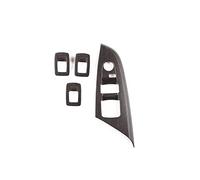 Interruttore Alzacristallo Elettrico Per Per X3 Per X4 Per F25 Per F26 2011-2017 Chrome Car Window Vetro Interruttore Sollevamento Bottoni Cornice Decorazione Della Copertura Trim(Oak wood grain)