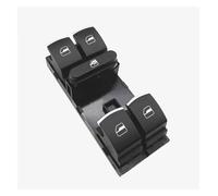 Interruttore Alzacristallo Elettrico Per Vw Per Jetta Per Eos Per Golf Per Passat Per Tiguan Per Caddy Per Gti Per Cc Interruttore Alzacristallo Elettrico Auto 1K4959857B(Black 2)