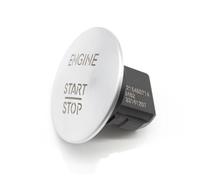 Interruttore alzacristallo elettrico Pulsante Start Stop Auto Interruttore Accensione Motore Per Mercedes Per Benz Tutte Le Serie W204 W205 W251 W221 W176 W166(Argento 1 pezzo)