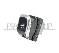 Interruttore Alzacristallo Nero/bordo Cromato Per Audi