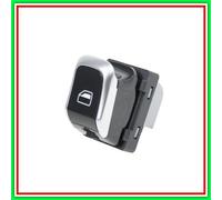 Interruttore Alzacristallo Nero/bordo Cromato Per Audi