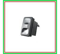 Interruttore Alzacristallo Nero-Porta Anteriore Destra/Sinistra-Porta Posteriore