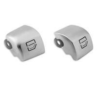 Interruttore Alzacristallo Per Benz W222 X253 Classe C W205 Set 2 Pezzi Copri Pulsante Interruttore Finestrino Cromato