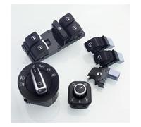 Interruttore Alzacristallo Per Passat B6 Per Tiguan Caddy Per Golf Per Jetta MK5 OE:5ND941431B Interruttore fari Specchietto laterale Pulsante finestrino principale(C)