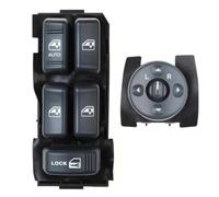 Interruttore alzacristallo principale per auto 15151356 | Compatibile con Chevrolet Blazer Suburban S10 Tahoe Gmc Jimmy 15151360 15151362 15009690 DUBNRGC(A Pair)