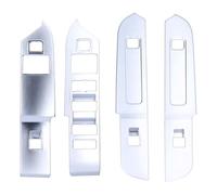 Interruttore Alzacristallo Pulsante Per Defender 2020-2021 RHD Interruttore Alzacristalli Elettrico Interruttori Alzacristalli Elettrici Pannello Interruttore Cornice Decorativa(Pearl Chrome)