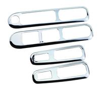 Interruttore Alzacristallo Pulsante Per P&eugeot 3008 2009-2014 201 Pannello Bracciolo Portiera Auto Maniglia Supporto Interruttore Alzacristalli Pulsante Copertura Trim Adesivo Interno(Glossy Silver)