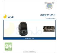 Interruttore alzacristallo Sando Anteriore per CITROEN JUMPY II PEUGEOT 206+