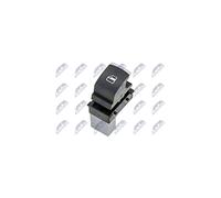 NTY Interruttore alzacristalli EWS-VW-033 anteriore Dx cromo/nero per VW e SEAT