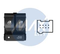 For Peugeot Boxer 07.2006>Pulsantiera Alzacristalli Porta Anter Sx Retr.Man 8Pin