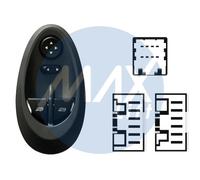 MAX! Interruttore Alzacristallo MAX SID101 Iveco Daily 2000-2006 Anteriore SX 2 pulsanti 20 pin