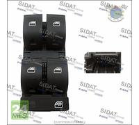 Interruttore alzacristallo Sidat Anteriore Sx Sinistro per AUDI A4 SEAT EXEO
