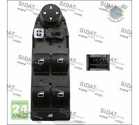 Interruttore alzacristallo Sidat Anteriore Sx Sinistro per BMW 5 E61 550 545 dez