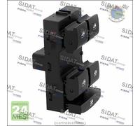 Interruttore alzacristallo Sidat Anteriore Sx Sinistro per CHEVROLET AVEO