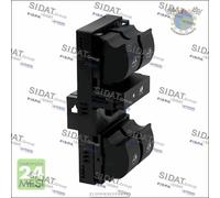 Interruttore alzacristallo Sidat Anteriore Sx Sinistro per FIAT DOBLO OPEL COMB