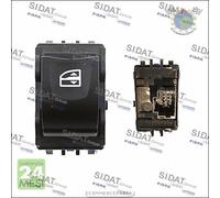 Interruttore alzacristallo Sidat Posteriore Sx Sinistro per RENAULT FLUENCE SCE