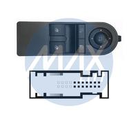 PULSANTIERA BLOCCO INTERRUTTORI ALZACRISTALLI PORTA SINISTRA 2 TASTI 14 PIN