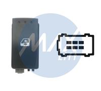 MAX! Interruttore alzavetro Renault Master 2003-2006 Porta anteriore SX/DX 6 pin