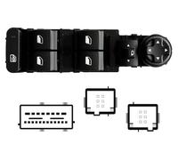 INTERRUTTORE ALZAVETRO CITROEN C5 AIRCROSS 18-22 ANT.SX RET.EL. 4 INT.20PIN