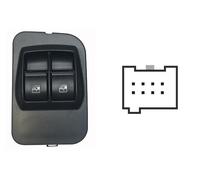 Per Citroen Nemo dal 12.2007> Pulsantiera Alzacristalli Porta Ant Sx 8 Pin