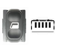 INTERRUTTORE ALZAVETRO PER CITROEN BERLINGO'12/PEUGEOT 2008-PARTN ANT.SX=DX 5PIN