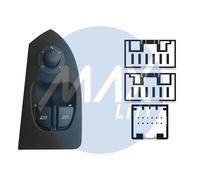 INTERRUTTORE ALZAVETRO PER CITROEN JUMPER FIAT DUCATO PEUGEOT BOXER 2002 SINISTR