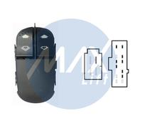 INTERRUTTORE ALZAVETRO PER FORD FOCUS 1998 2001 PORTA ANTERIORE SX COMFORT