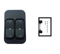 Per Opel Corsa 12.2000>08.2006 Blocco Pulsanti Alzacristallo Porta Ant Sx 8pin