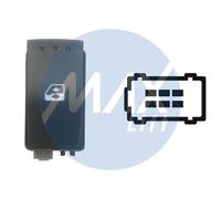 INTERRUTTORE ALZAVETRO PER RENAULT MASTER 2003 2006 PORTA ANTERIORE SX=DX