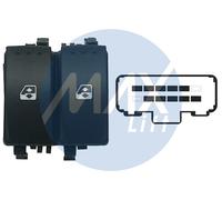 INTERRUTTORE ALZAVETRO PER RENAULT MEGANE 2002 PORTA ANTERIORE SX 10 PIN COMFORT